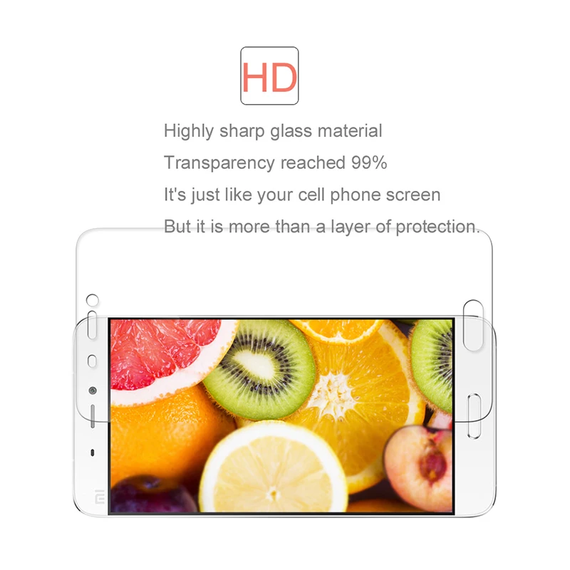 Для xiaomi 5s plus Mi5 5S 5C 5X Защита экрана из закаленного стекла Защитная пленка для Mi5S Mi5C