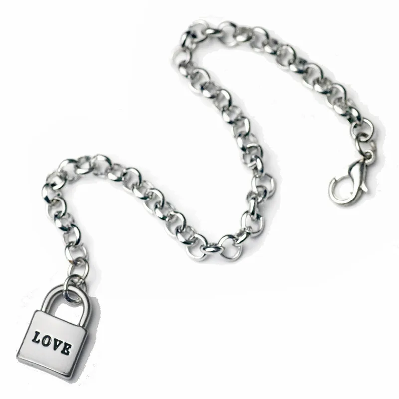 Женский браслет с цепочкой Tiny Love Lock очаровательные ювелирные изделия Tiffan подарки