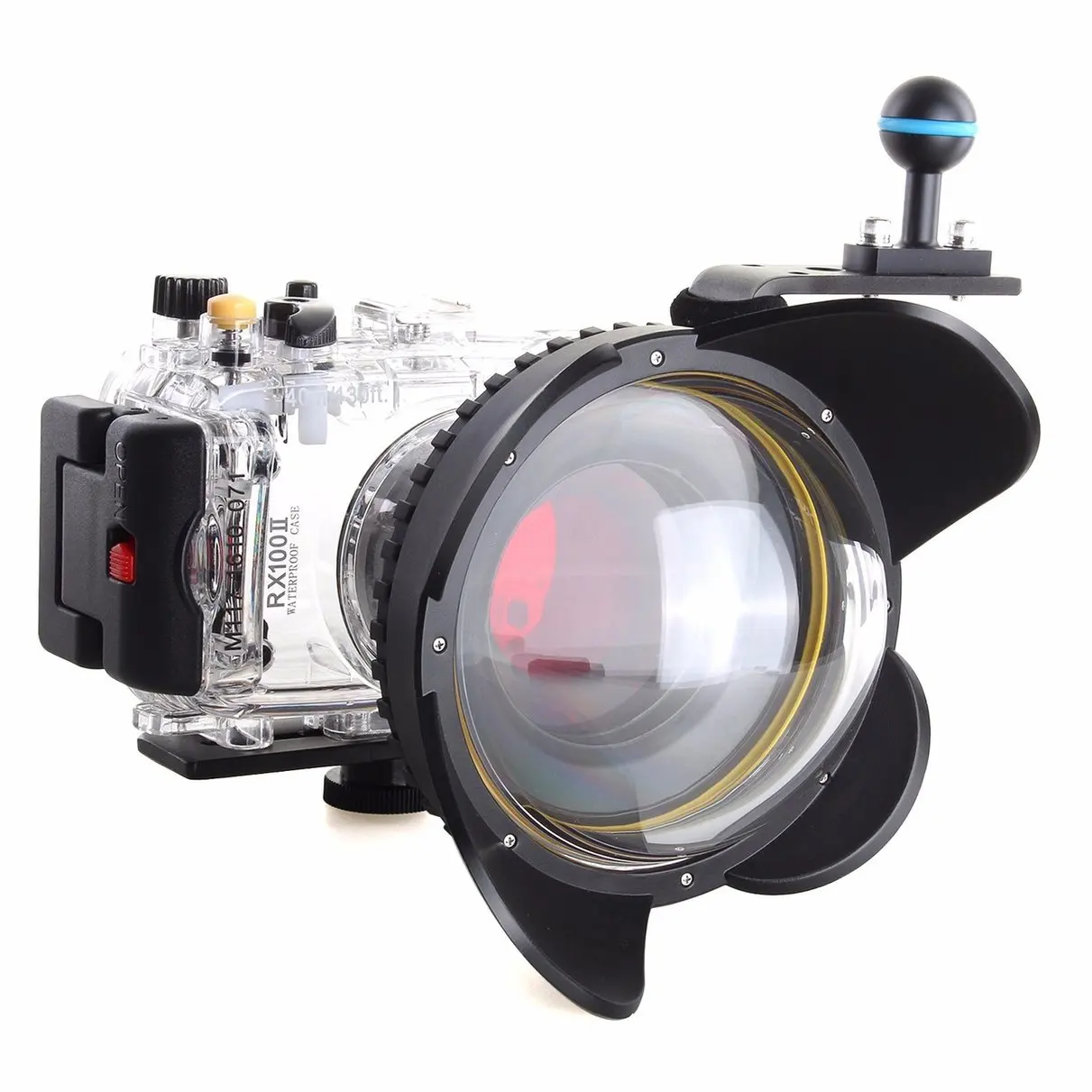 Водонепроницаемый корпус для подводной камеры чехол дайвинга SONY RX100 II + 67 мм