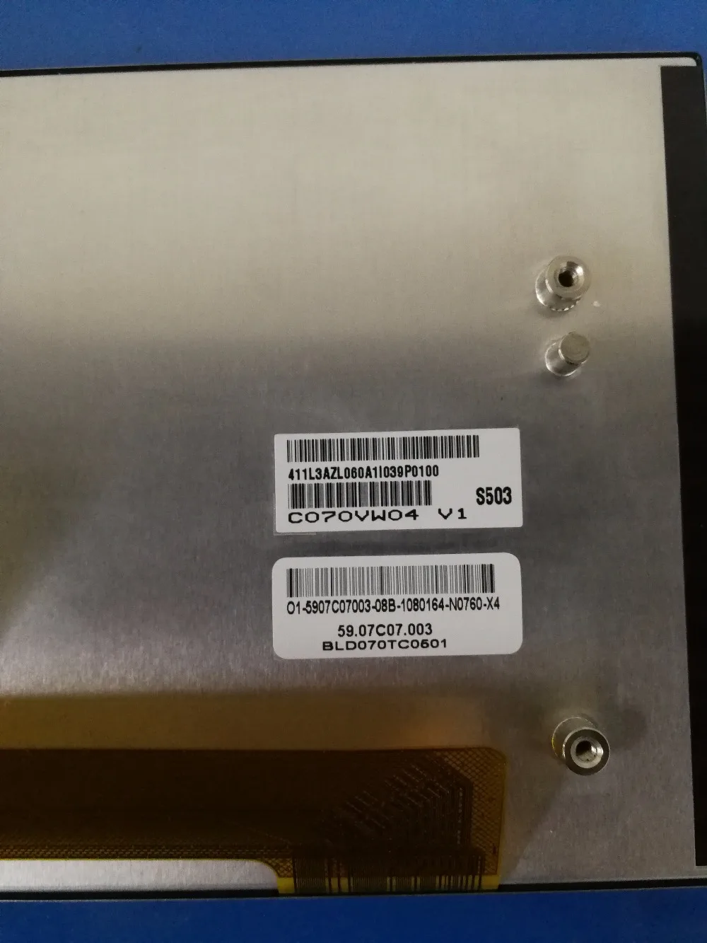 Новый оригинальный 7 ''дюймов C070VW04 V1 V7 ЖК-дисплей Промышленный экран