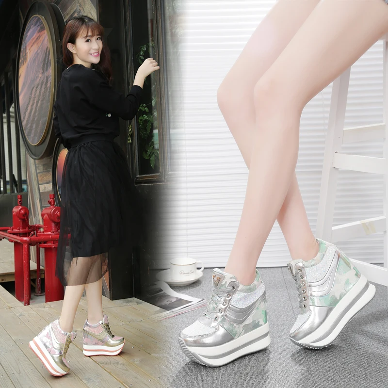 Women Lace Up High Heel Casual Shoes | Тематическая одежда и униформа