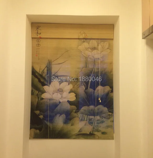 Wash Bamboo занавеска Экологичная элегантная Бамбуковая штора в римском стиле для