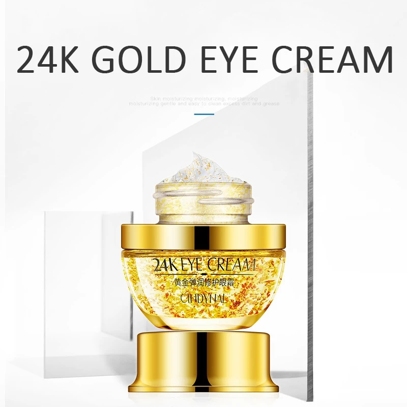 

Gold Collagen Eye Cream Hydra Anti Wrinkle Cream Dark Circles Remover Eye Bag Repair Eye Skin Care Whitening Moisturizing