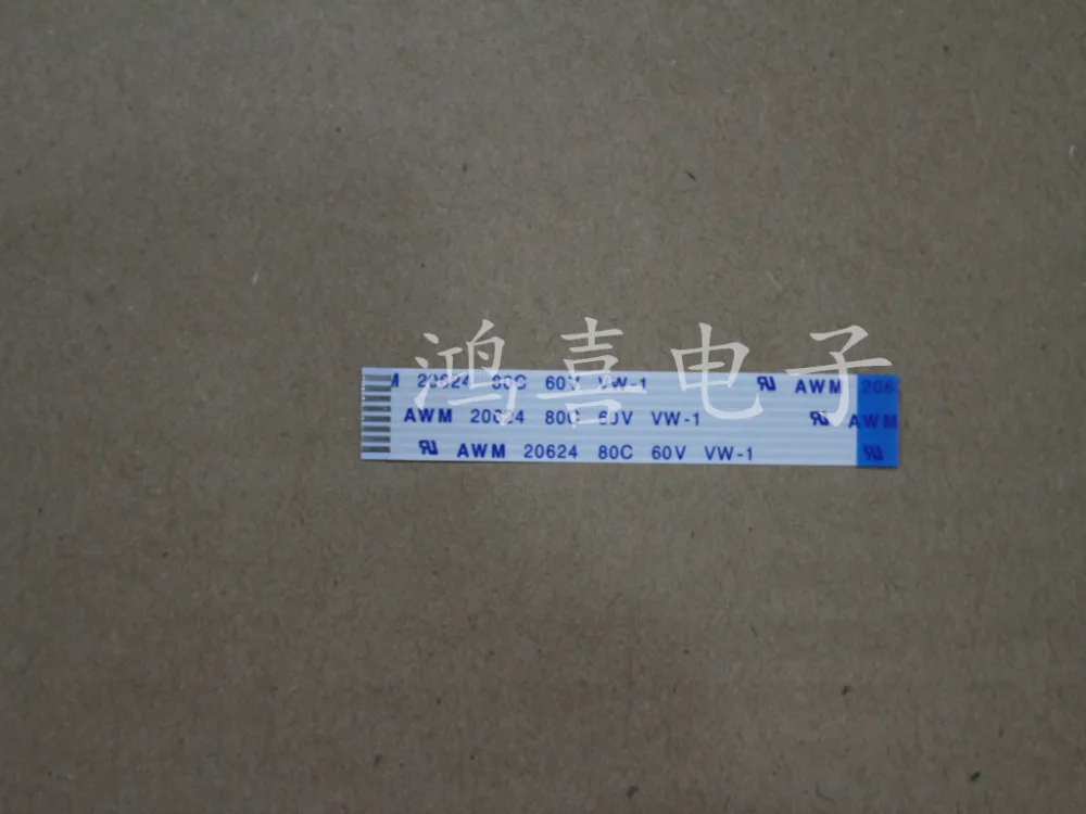 

WZSM New FFC FPC flexible flat Cable 1.0mm pitch 6 pin length 50mm 70mm 100mm 120mm 150mm Reverse Width 7mm AWM 20624 80C 60V