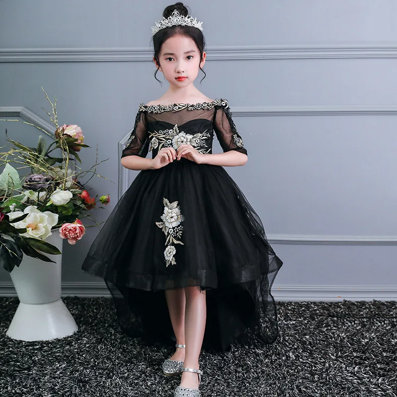Kids Dresses for Girls Princess Dress Toddler Girl Clothes Birthday Party Trailing Costume 2-12 Yrs Fantasy | Детская одежда и