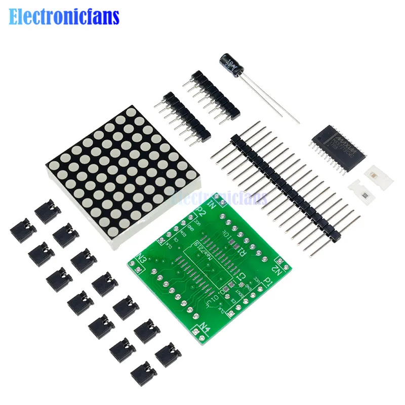 MAX7219 матричный модуль управления дисплеем SPI для Arduino DIY kit|Интегральные схемы| |