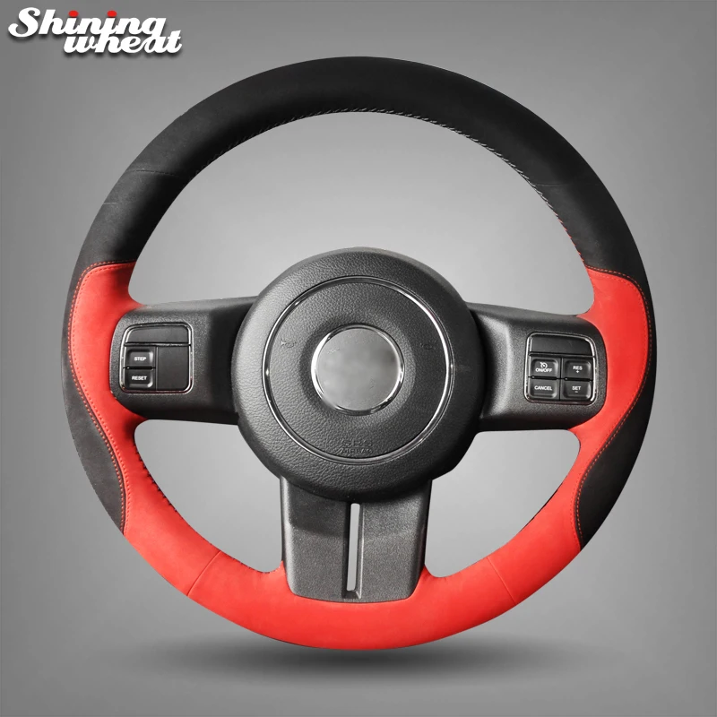 Ручная работа черный красный замшевый цвет для Jeep Grand Cherokee 2011-13 компас Wrangler Patriot