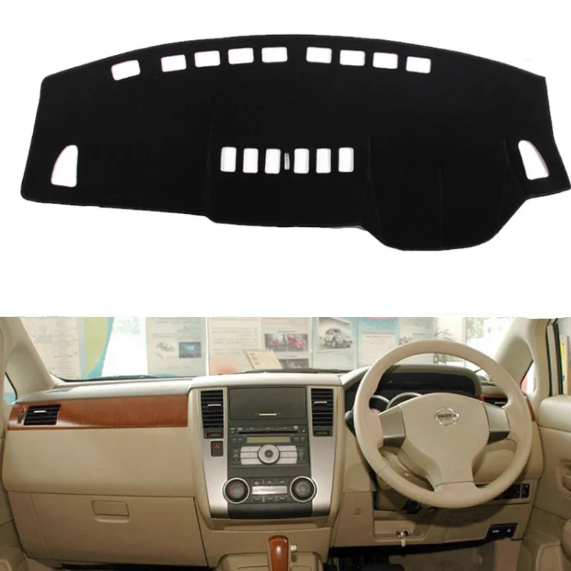 Для Nissan Versa Tiida C11 2007 2008 2009 2010 2011 приборной панели автомобиля крышка коврик козырек