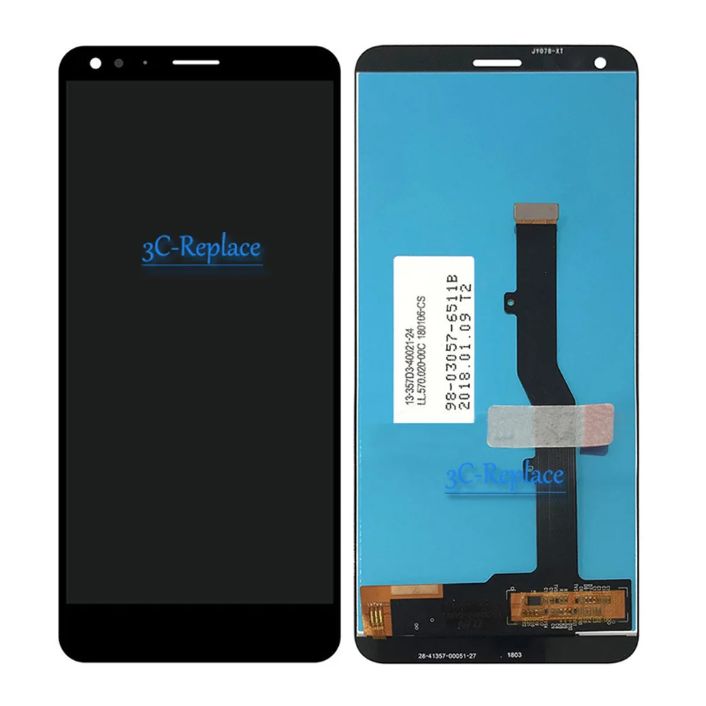 Высокое качество Цвет черный/золото 5 7 дюймов для ZTE Blade V9 V0900 ЖК дисплей +