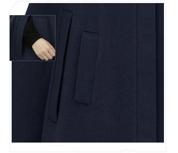 Пончо британского бренда Осень-зима 2020 коричневое темно-синее кашемировое