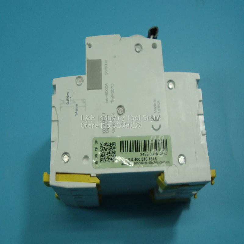 100% Новый оригинальный Schneider IC65N 3P C50A A9F18350 вакуумный мини-выключатель MCB Acti 9 Type C |