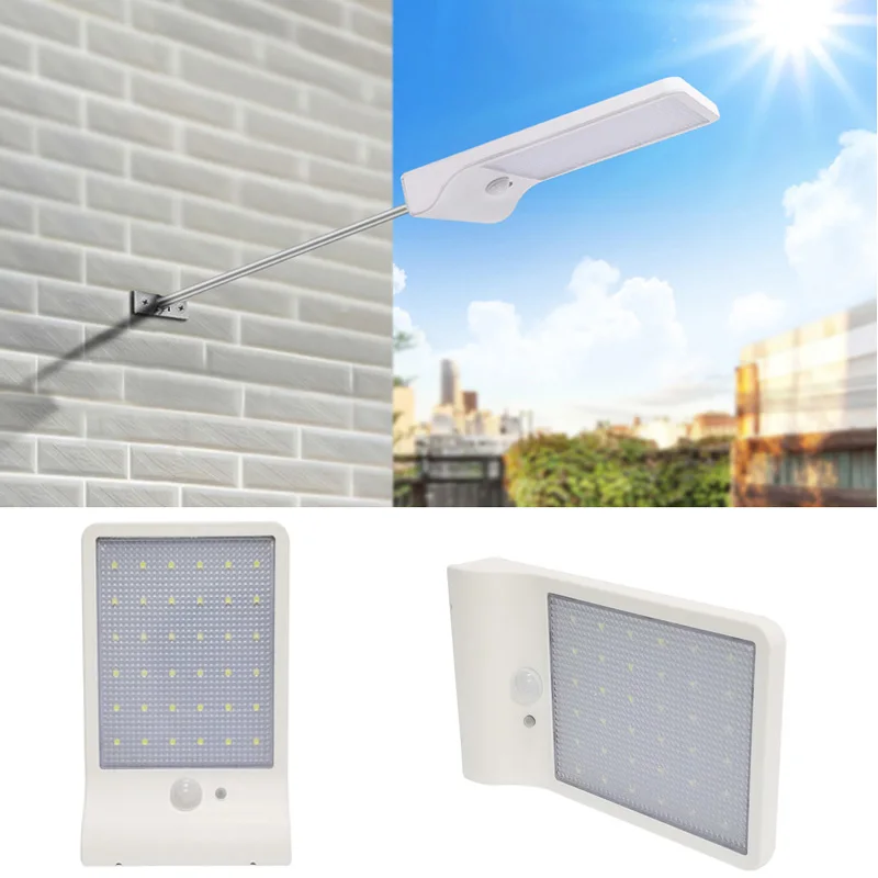 46 37 36 24LED Солнечный настенный светильник Открытый сад охранная лампа датчик
