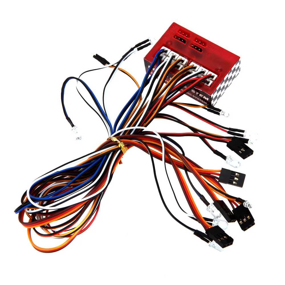 Многофункциональная яркая автомобильная светодиодная лампа RC для 1/10 1/8 HSP Traxxas