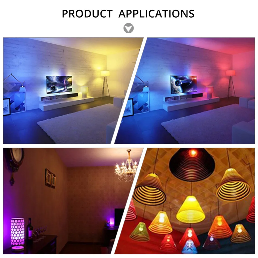 Ampoule LED E27 Flame lamp 85-265V 5W 7W 9W Colorful Dynamic Effect Bulb 3 Modes Rainbow Light For Holiday Party Decor | Лампы и
