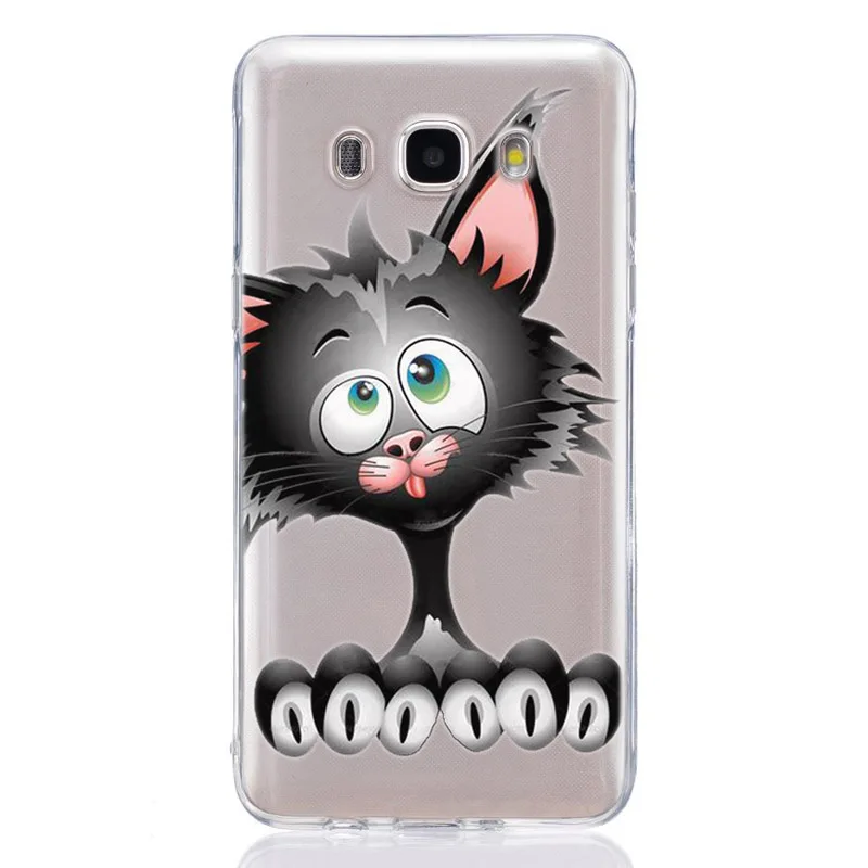 For Samsung Galaxy A3 A5 2016 2017 A300 A320F A510 A520F TPU Colorful Soft Cat pattern Painted Design Cover Case Fundas F301 |