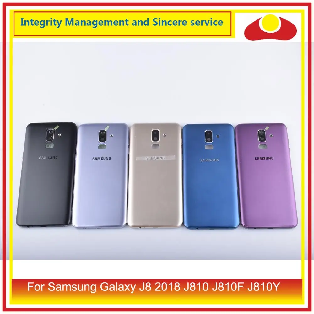 Оригинальный чехол для Samsung Galaxy J8 2018 J810 J810F задняя крышка батарейного отсека