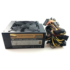 1800 Вт ATX12V V2.31 ETH Coin Miner источник питания 1800 Вт PSU Поддержка 6 графических карт для bitman для miner RX470480 RX 570