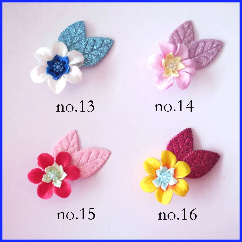 20 BLESSING Women Girl Fashion 2.5 Flower Clip Blossom Leaf Easter Spring Baby | Аксессуары для одежды