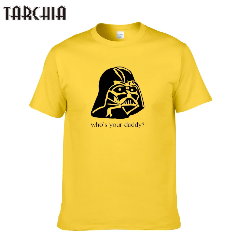 TARCHIA 2021 новая забавная летняя футболка хлопковые топы футболки кто ваш папа