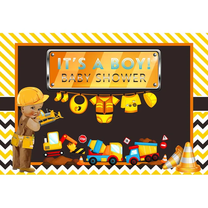 Фон для фотосъемки новорожденных с изображением архитектурного строительства в