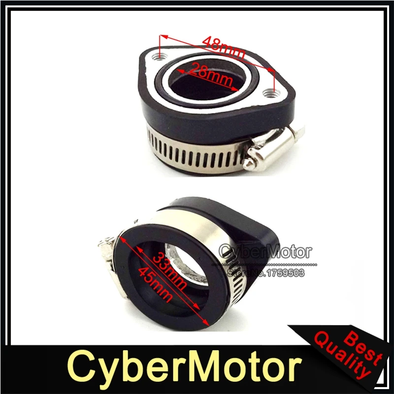 КАРБЮРАТОР впускной Mainfold адаптер загрузки трубы фланец прокладка для 150cc 160cc 200cc