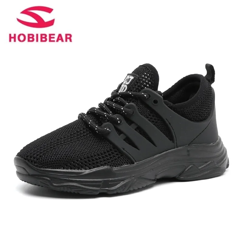 HOBIBEAR Summer Kids Sports Shoes Children Casual Boys Patchwork Sneaker Light Breathable Girls Anti-Slippery Rubber Sole | Детская