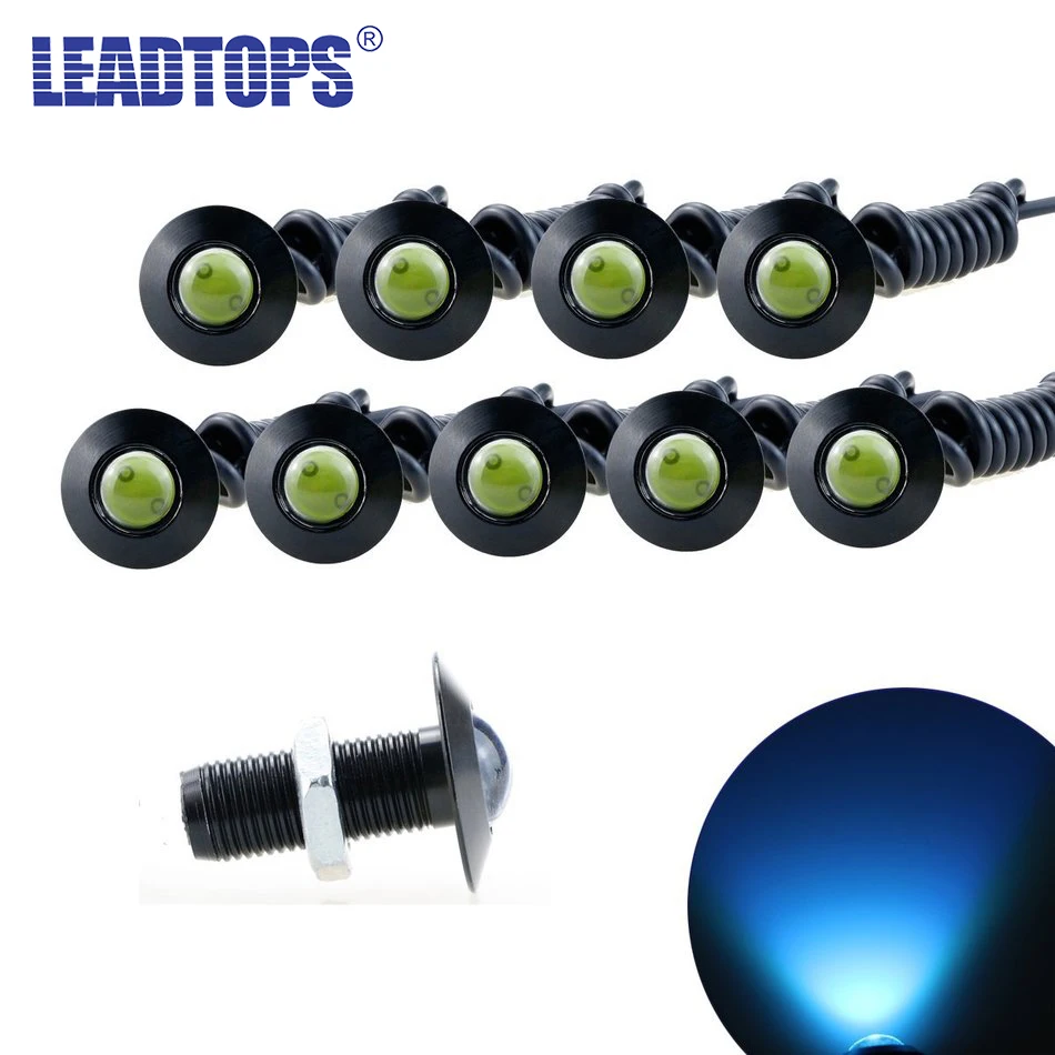 LEADTOPS 10 pack автомобильный светильник DIY 12V Ультра тонкий противотуманный хвост Eagle