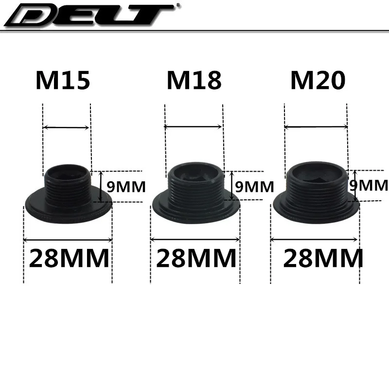 1x черный MTB Дорожный шатун для горного велосипеда Shimano M15 M18 M20 фиксация рукоятки