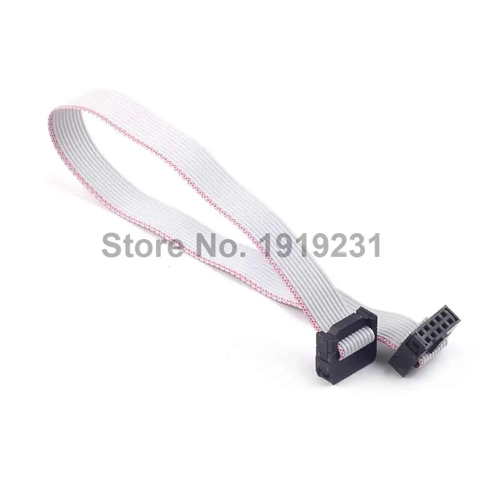 1 шт. 30 см 10 Pin USB ASP ISP JTAG AVR провод P IDC плоский ленточный кабель для передачи данных 2