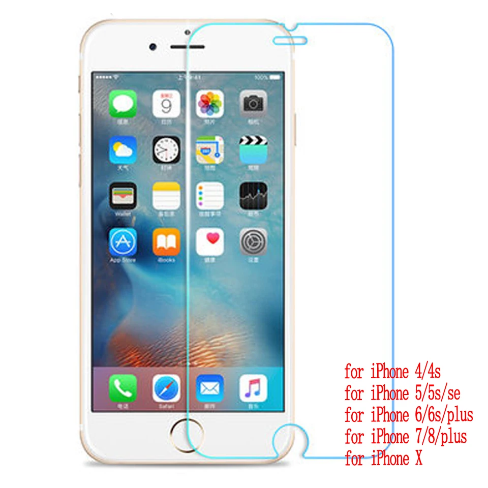 Закаленное стекло Wellzly для iphone 6s 7 8 6 plus закаленное 4 x plus|tempered glass|glass for 5sglass |