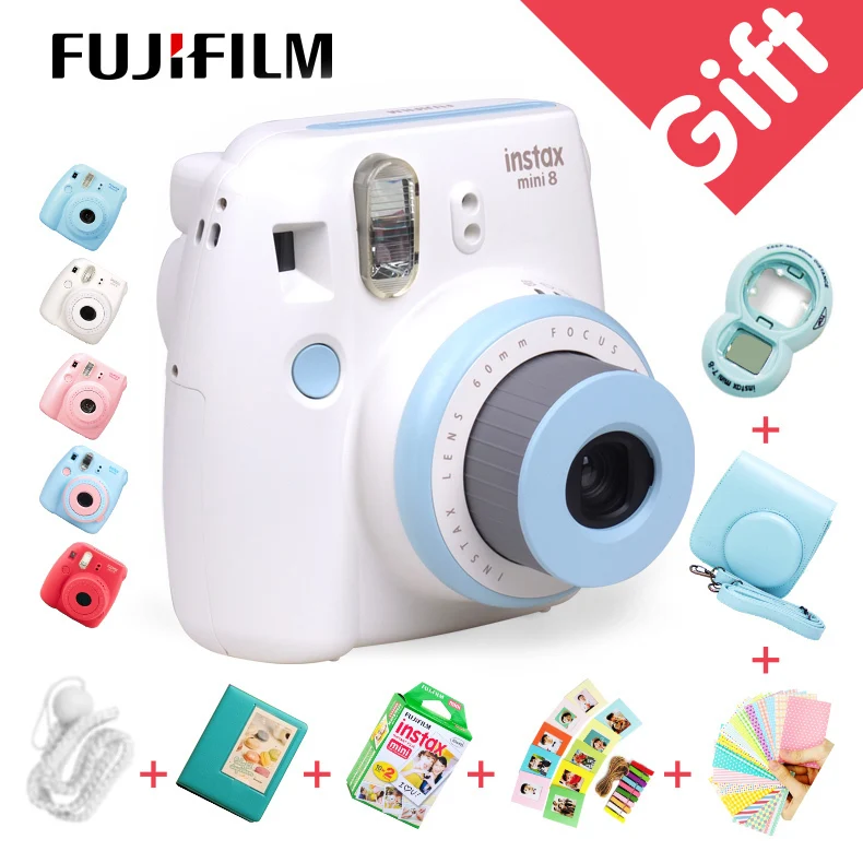 Fuji Instax Mini 8 Камера фиолетовый виноград мгновенный Плёнки Fujifilm фото instantphoto камеры