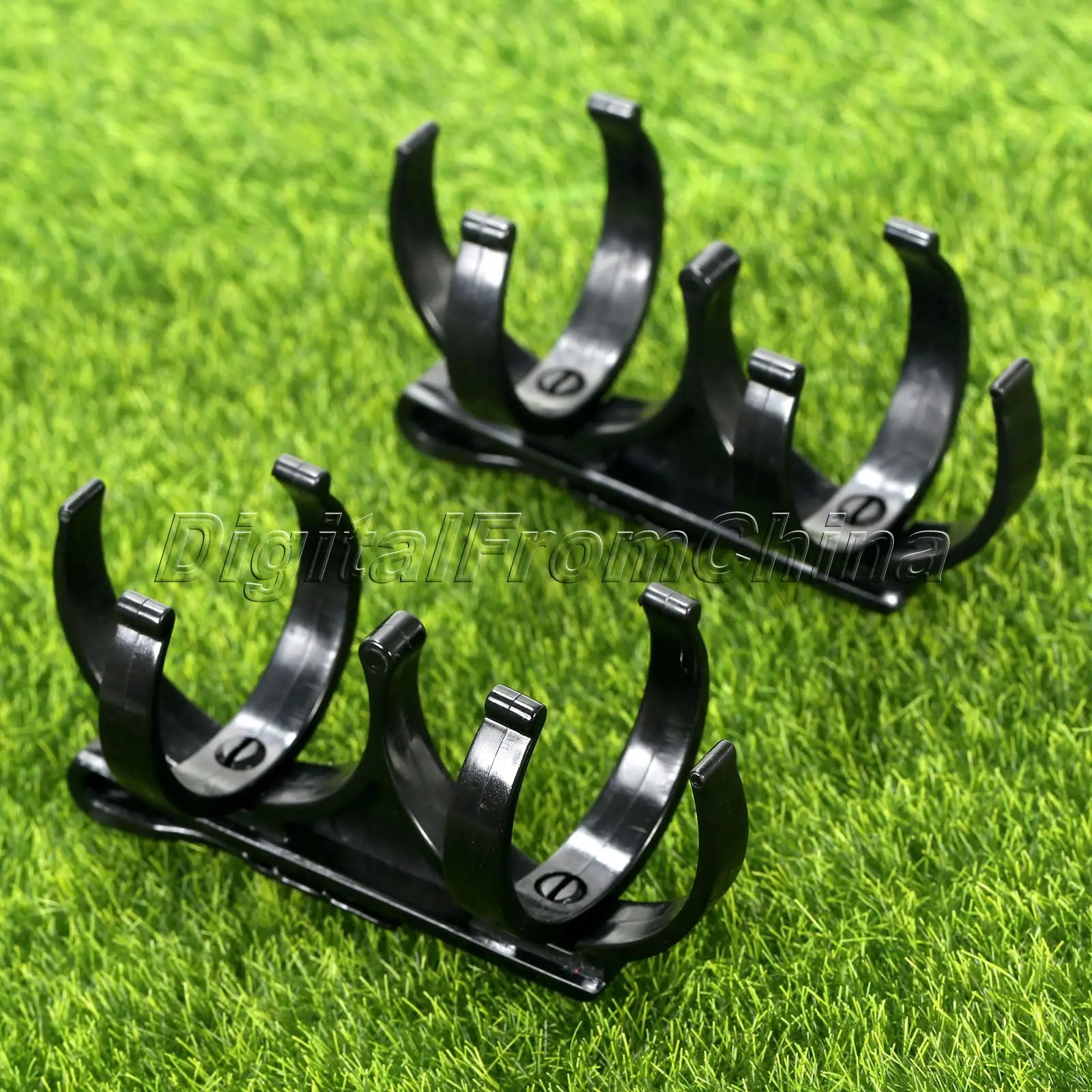 Черные Аксессуары для гольфа 2 шт. держатель двух мячей зажимы магических