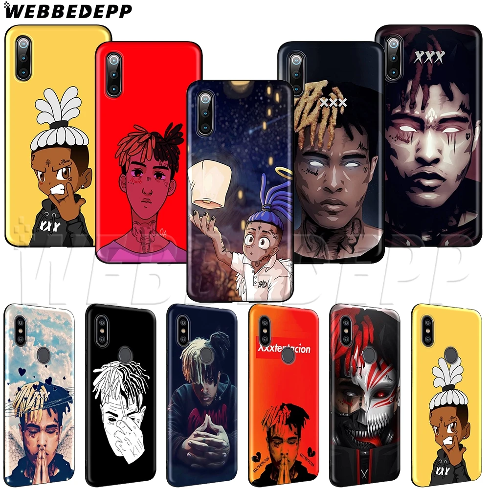 WEBBEDEPP XXX Tentacion чехол из мягкого ТПУ для Xiaomi Redmi Mi Note 8t 10 MAX A1 A2 5X 6X 3 6 8 9 SE F1 Lite |