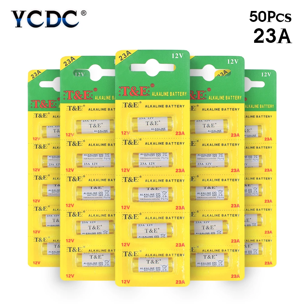 Замена 5 x 23A 12V щелочные батареи 23AE MS21 A23 V23GA батарея для радиоуправления