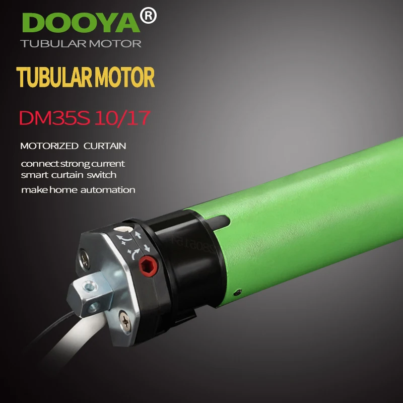 Оригинальный трубчатый двигатель Dooya 220 В 50 МГц DM35S для моторизованных роликовых