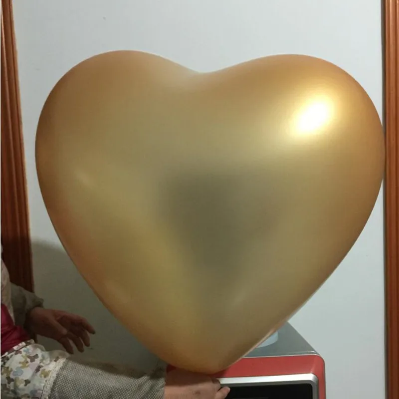 5 шт./лот 36 дюймов большие шары в форме сердца свадебное украшение 23 г 10 цветов