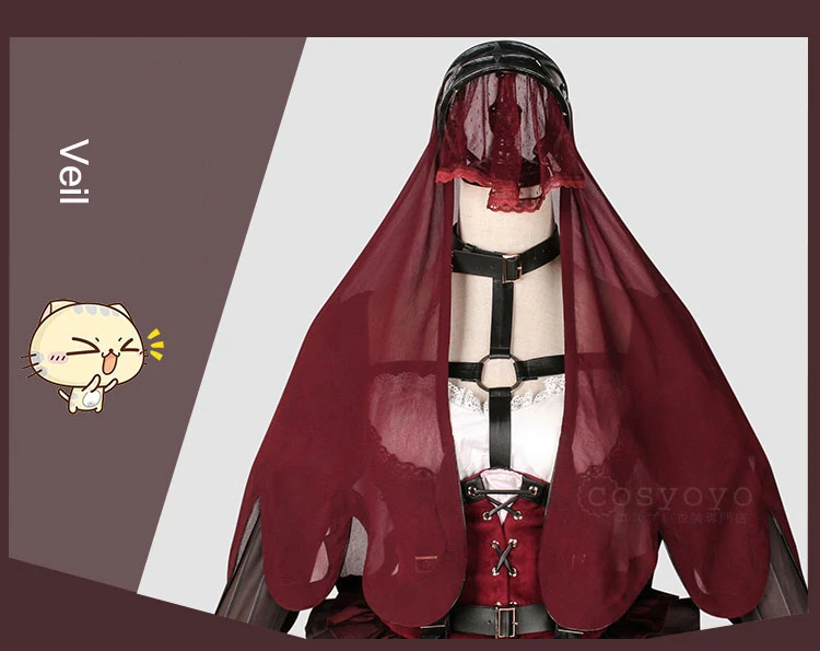 Косплей Любовь SINoALICE Алиса Косплей Костюм Dead Alice Красная Шапочка монах длинное платье косплей костюм полный костюм на заказ