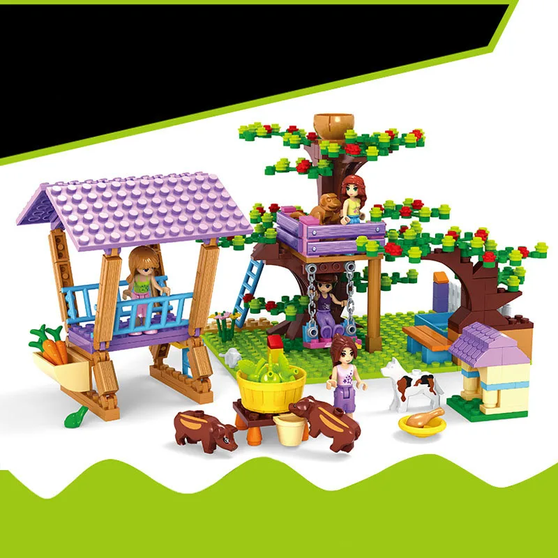Fairyland классический дом на дереве мой мир совместимый с Legoed фигурки города