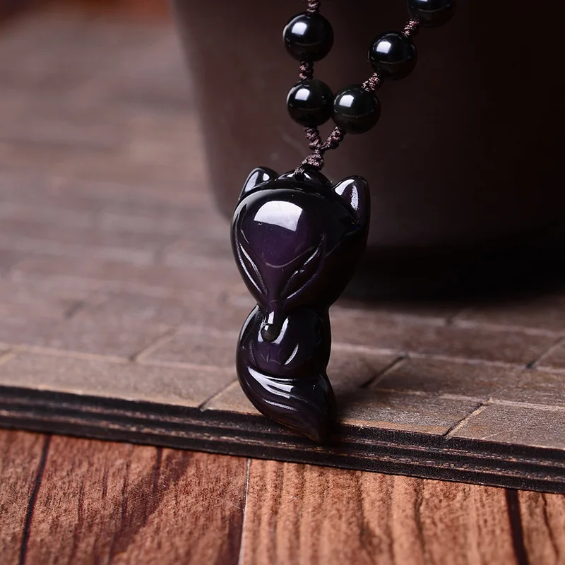 The wholesale supply of genuine natural Rainbow Obsidian Pendant Necklace Jewelry and more evil Made in China | Украшения и