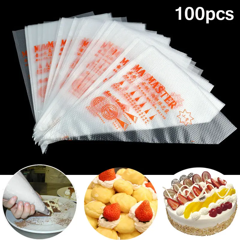 Кондитерский мешок большого размера для пищевых продуктов 100 шт./компл. насадка