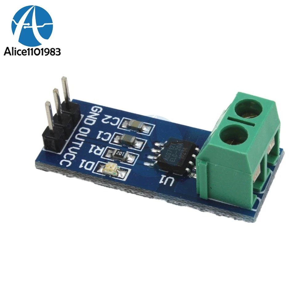 ACS712 30A диапазон датчика Холла модуль для Arduino Diy электронная печатная плата |