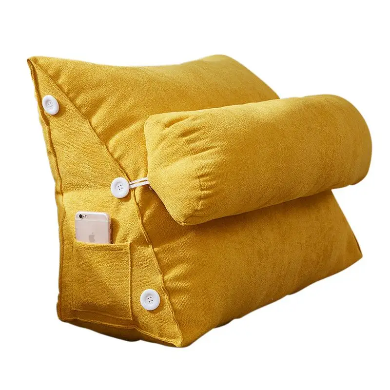 

Nordic Simple Sofa Cushion Plush Bed Backrest Living Room Pillows Zipper Patio Chair Cushions Cojines Blancos Chair Pad 50KD05