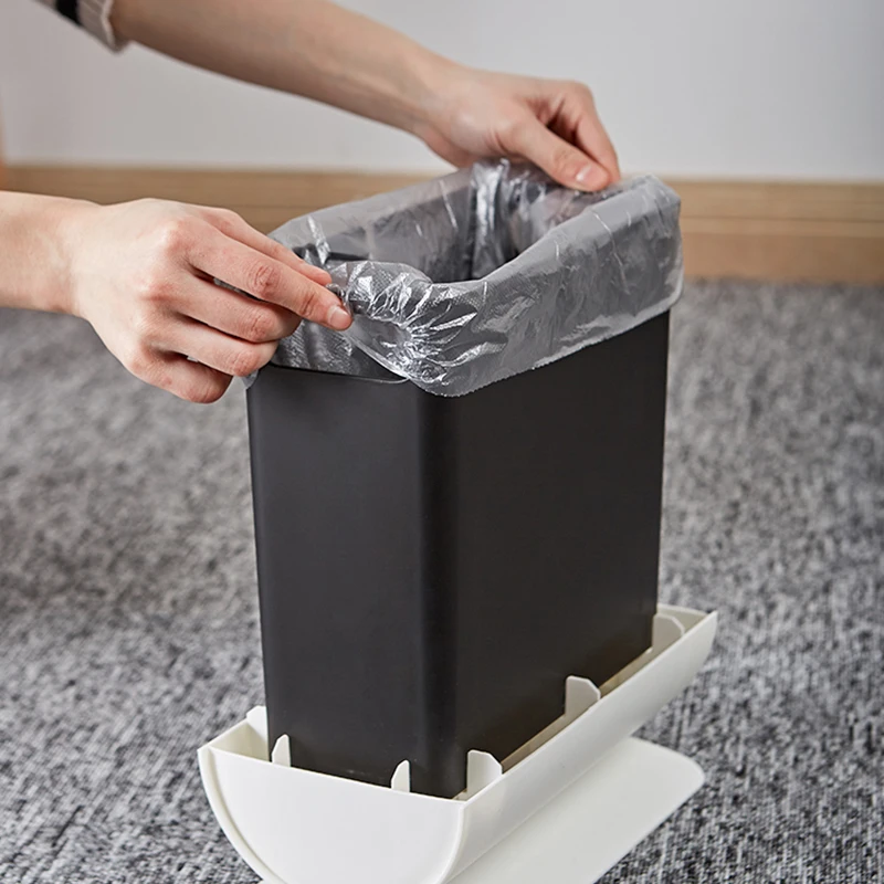 Простой в одно касание пресс крышка мусор сэндвич тип дома ванная комната