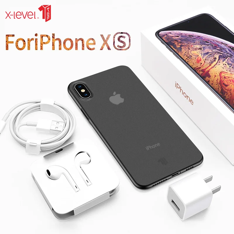 Прозрачный чехол X-Level для iPhone X XS XR ультратонкий 0 4 мм прозрачный из полипропилена