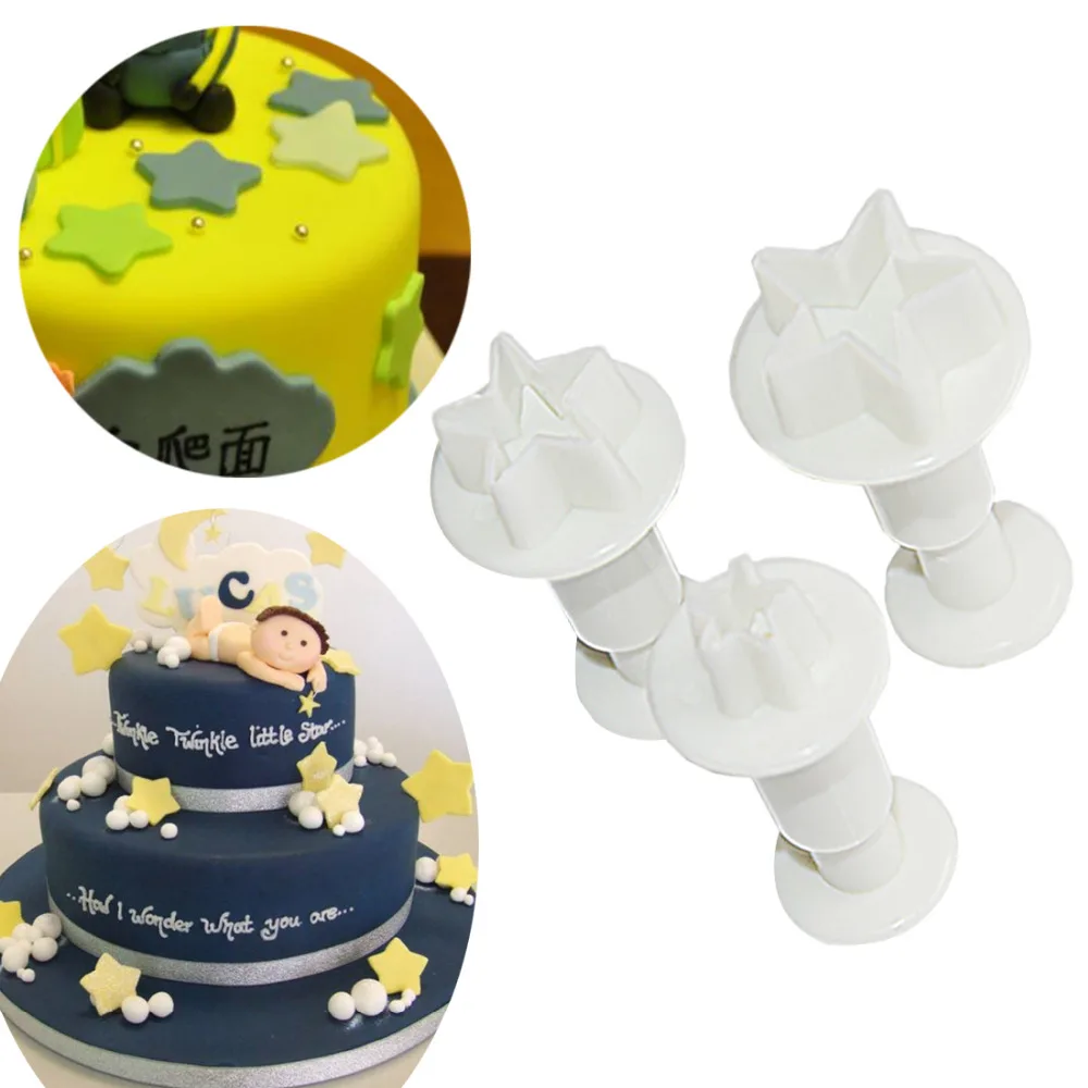 Новый рождественский инструмент мини звезда инструменты для украшения торта