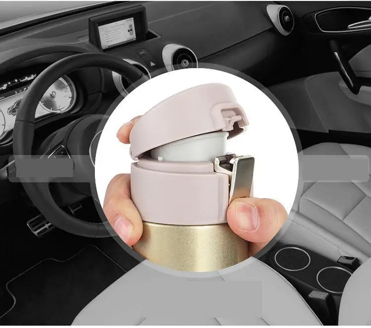 Легко открывающийся 500 мл Вакуумный пулеобразный термос из нержавеющей стали