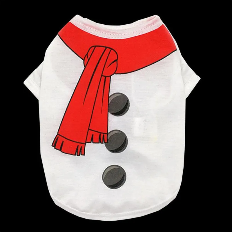 Одежда для собак Новогодняя тема Снеговик Pet Рубашка X10232|pet shirt|shirt petdog clothes shirt |