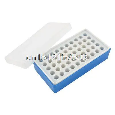 

Teal Blue Plastic Covered 50 Holes Rack for 1.5ml Centrifuge Tubes