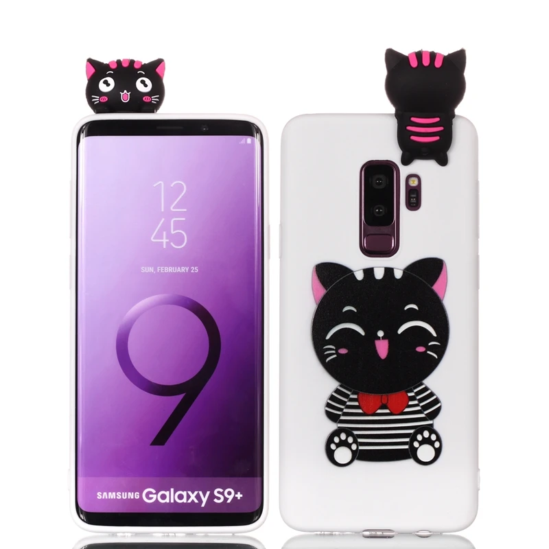 Чехол для Samsung Galaxy S9 Plus мягкий силиконовый чехол с 3d-рисунком совы панды единорога