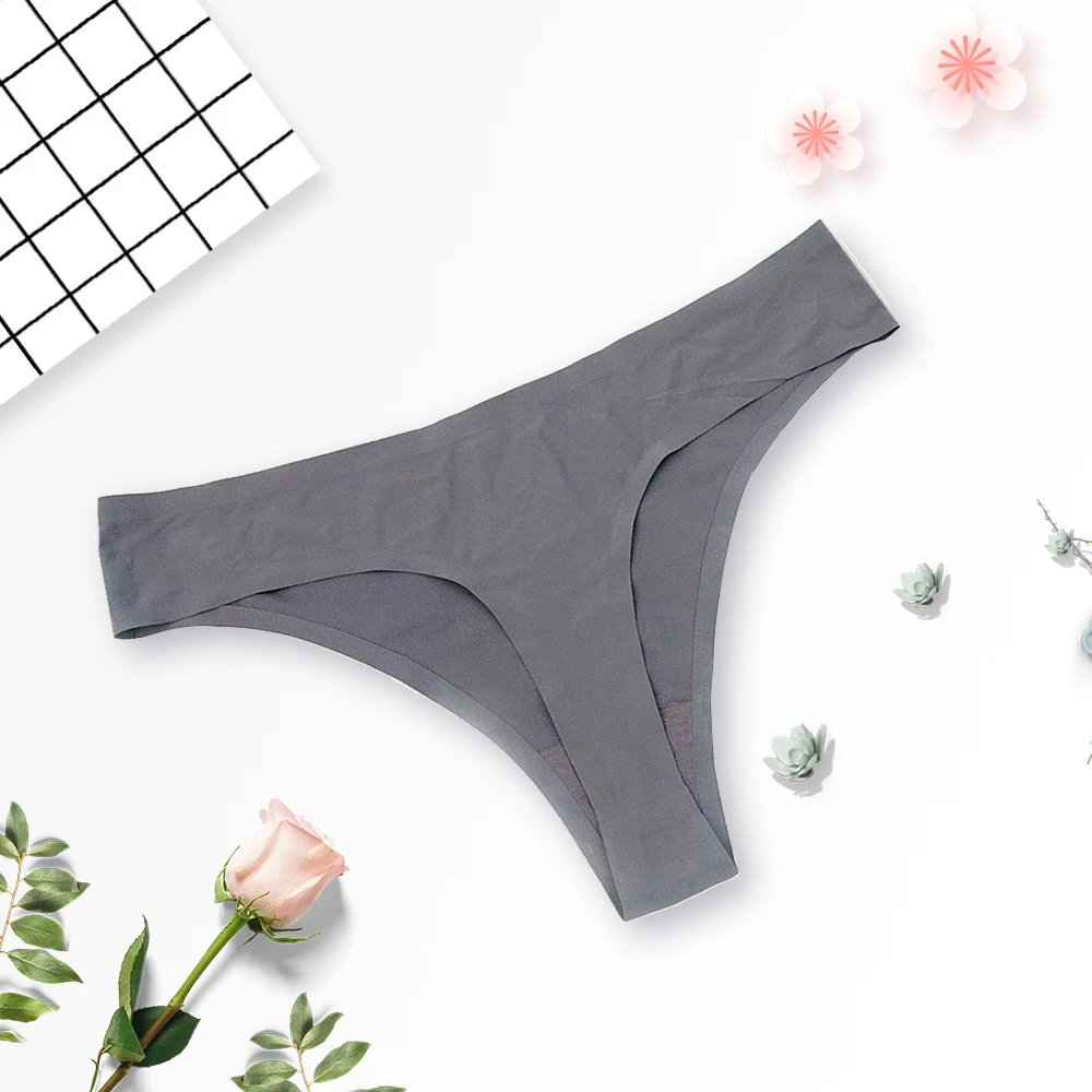 

Women Seamless Thongs String Panties Female Underwear Sexy Low-Rise Lingerie Briefs Intimates